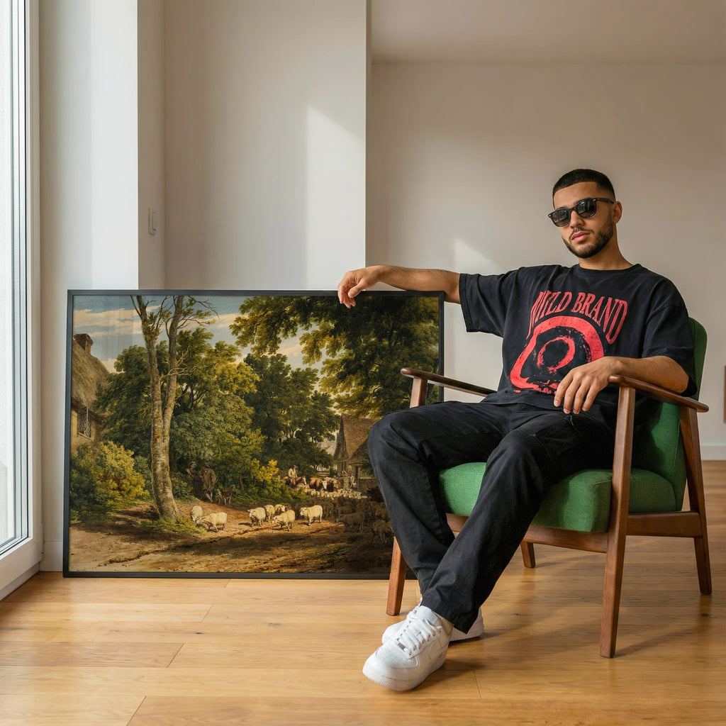 Contemporary Living Room Photo Mockup