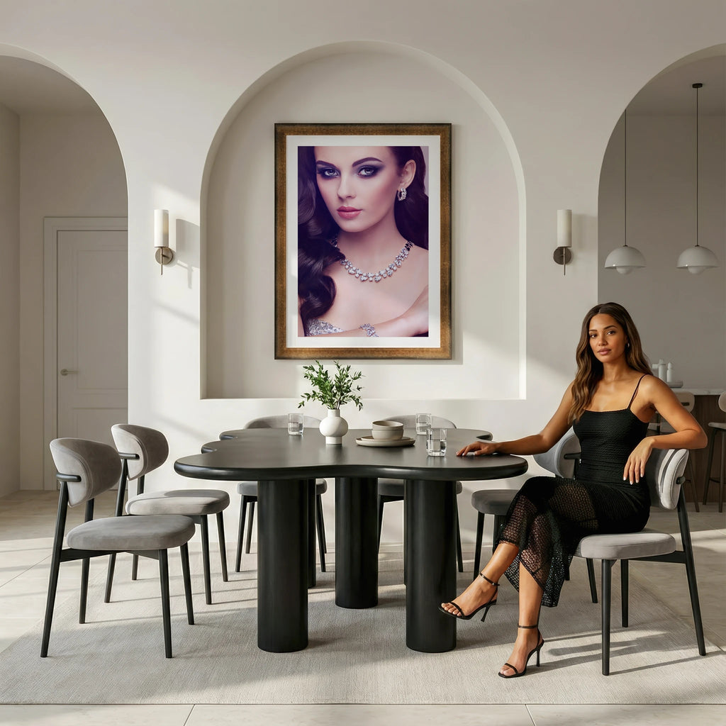Contemporary Dining Room Photo Mockup