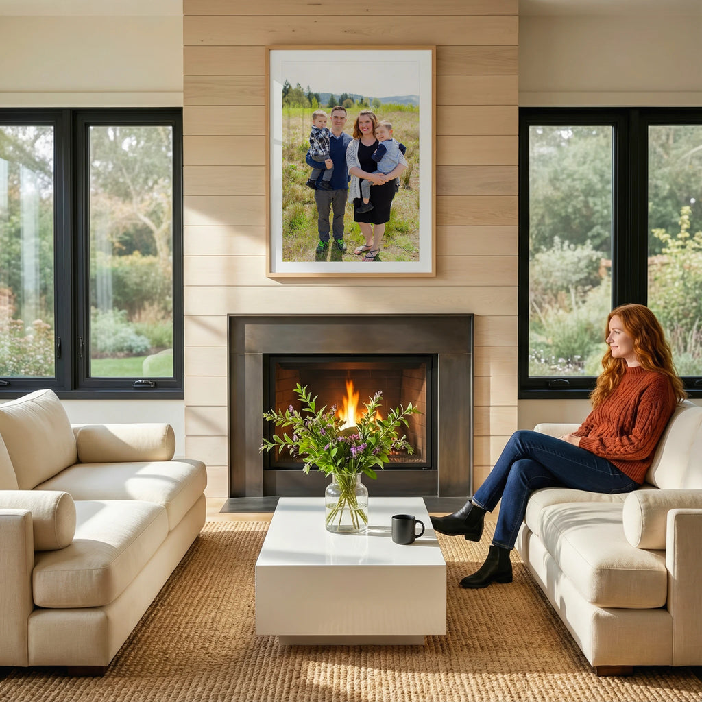 Contemporary Living Room Photo Mockup