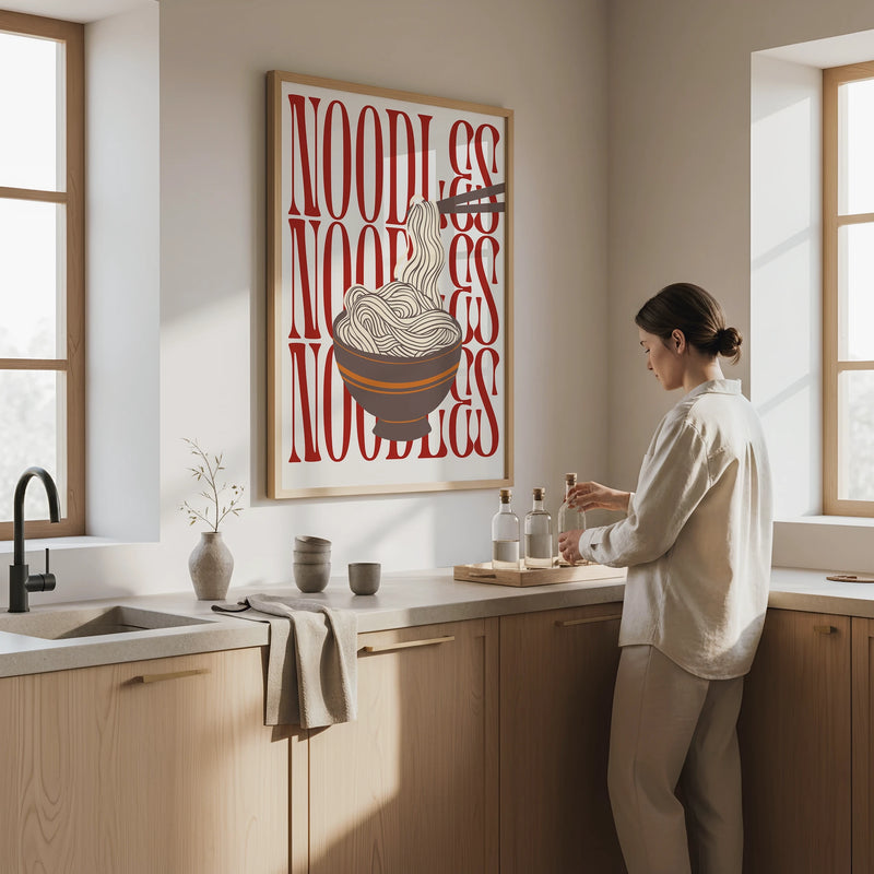 Japandi Kitchen Photo Mockup
