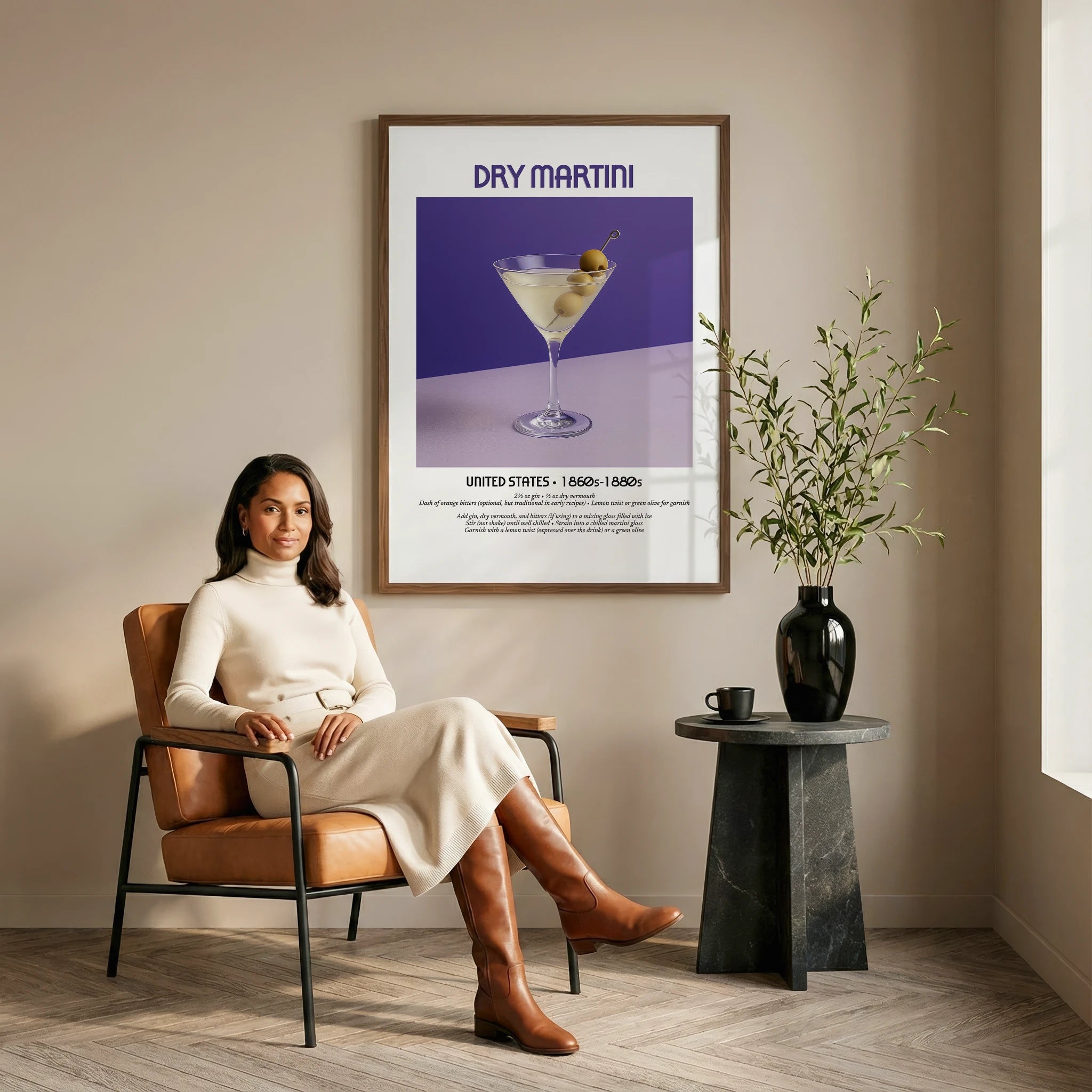 Minimalist Living Room Photo Mockup