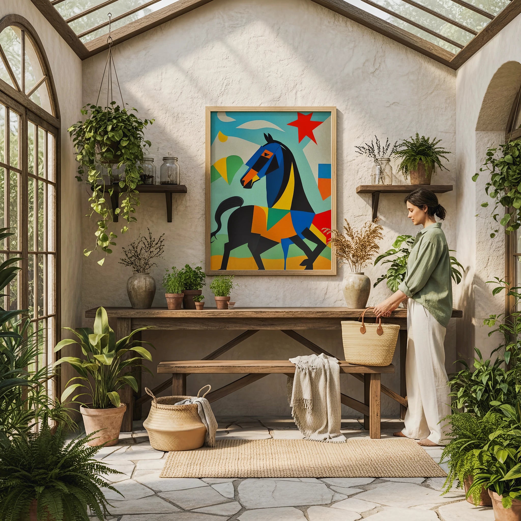 Greenhouse Entryway Photo Mockup