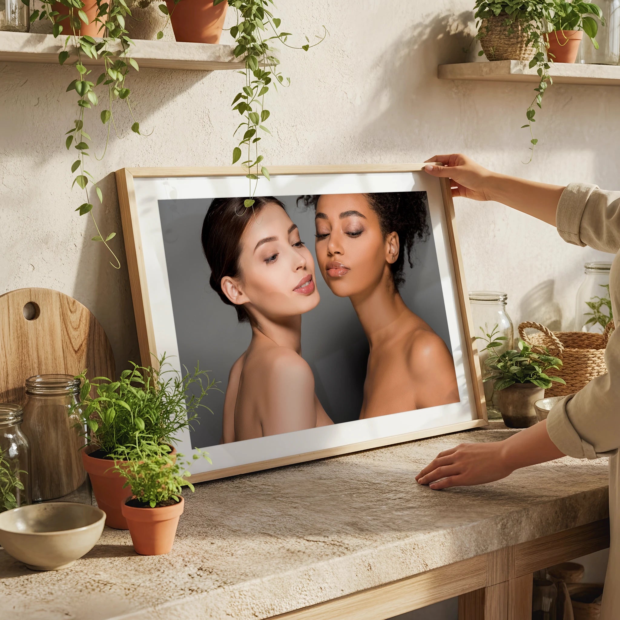 Greenhouse Kitchen Photo Mockup