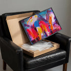 Industrial Loft Living Room Photo Mockup