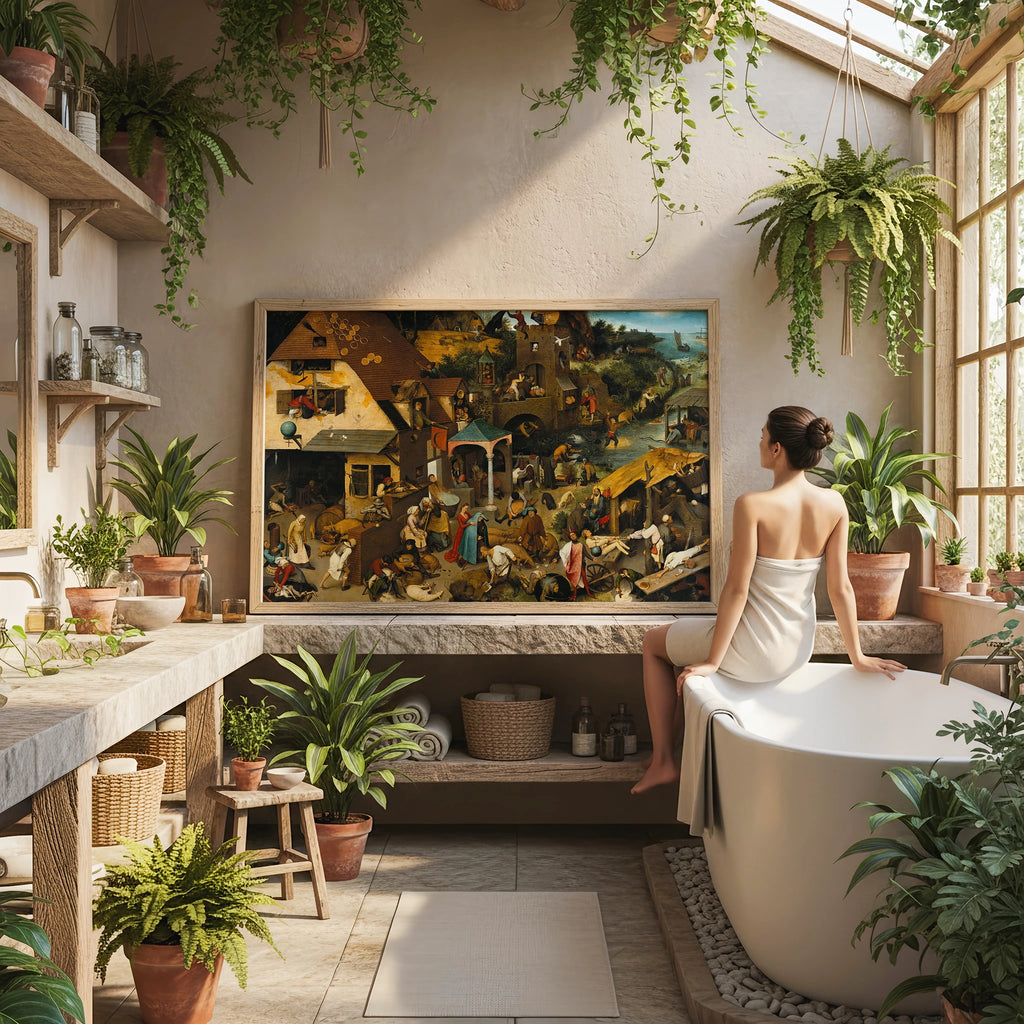 Greenhouse Bathroom Photo Mockup