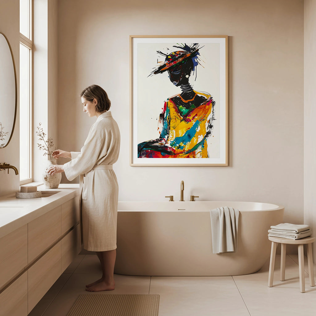 Japandi Bathroom Photo Mockup