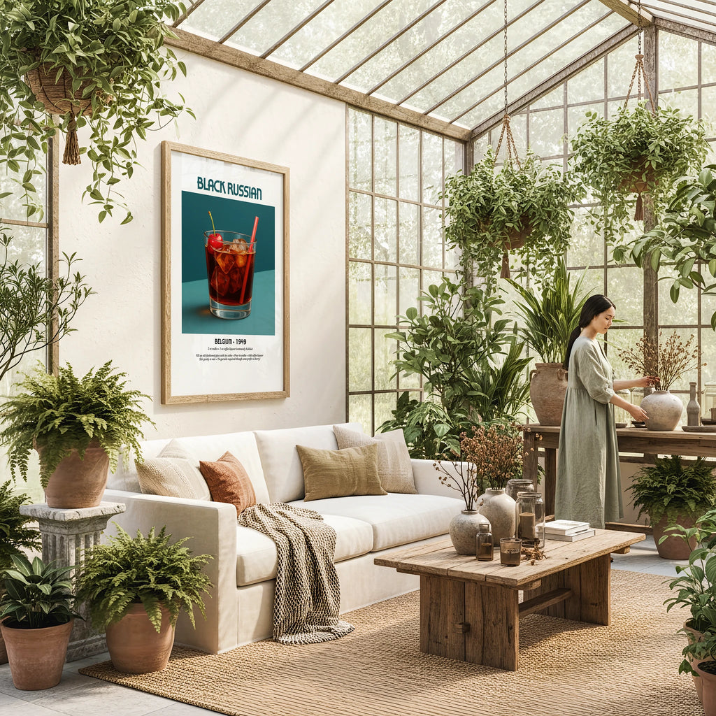 Greenhouse Living Room Photo Mockup