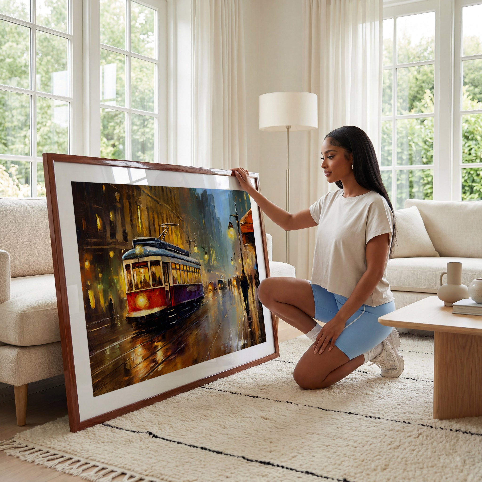 Minimalist Living Room Photo Mockup