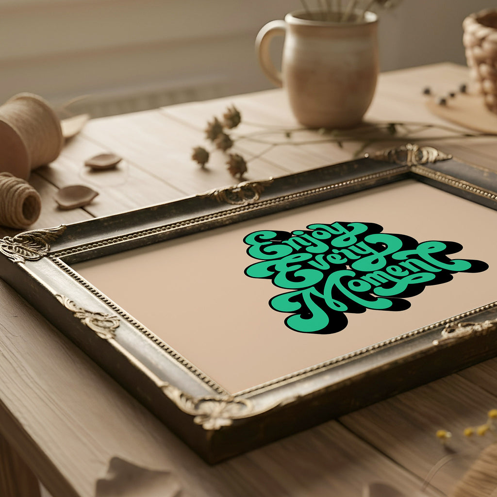 Rustic Studio Frame Photo Mockup