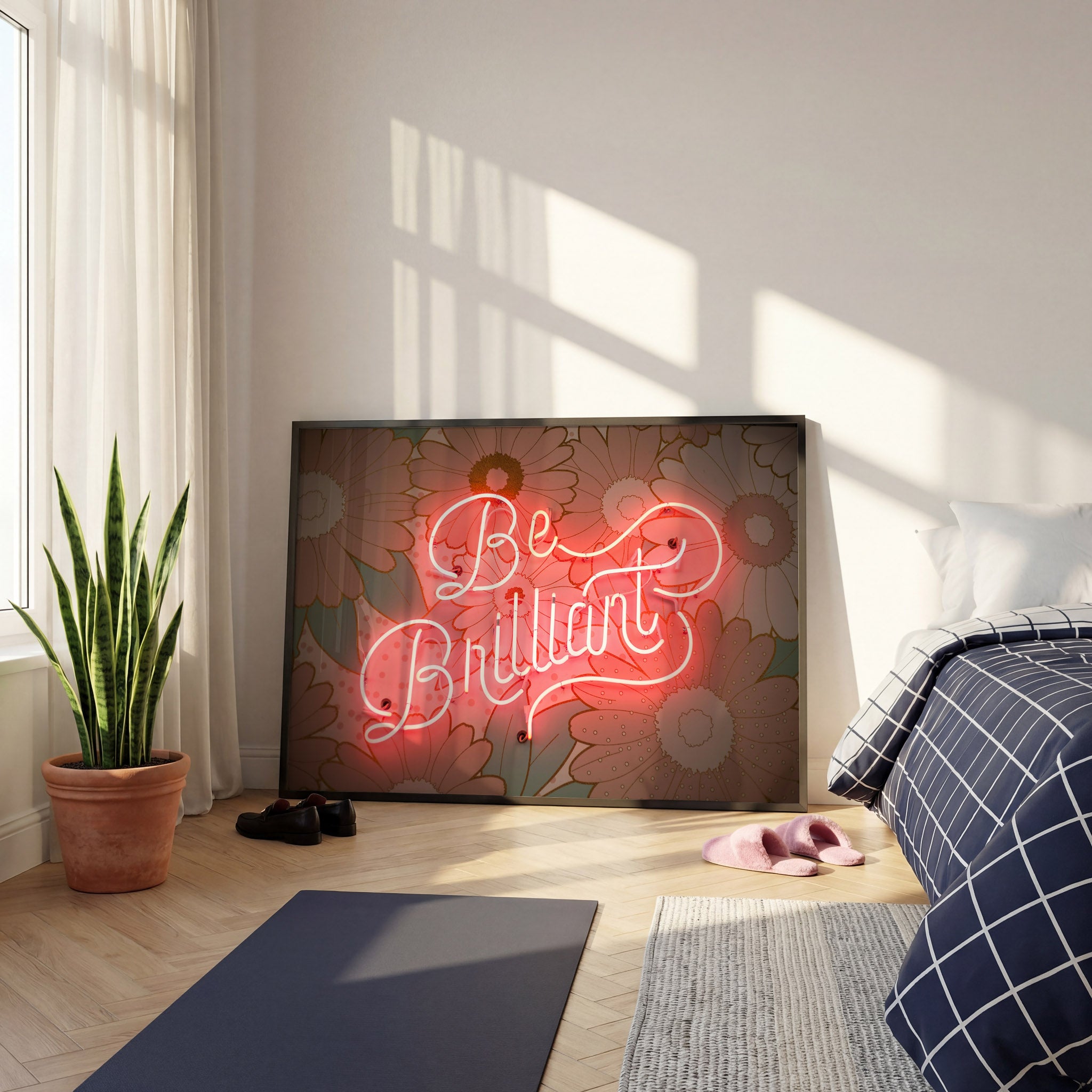 Minimalist Bedroom Photo Mockup