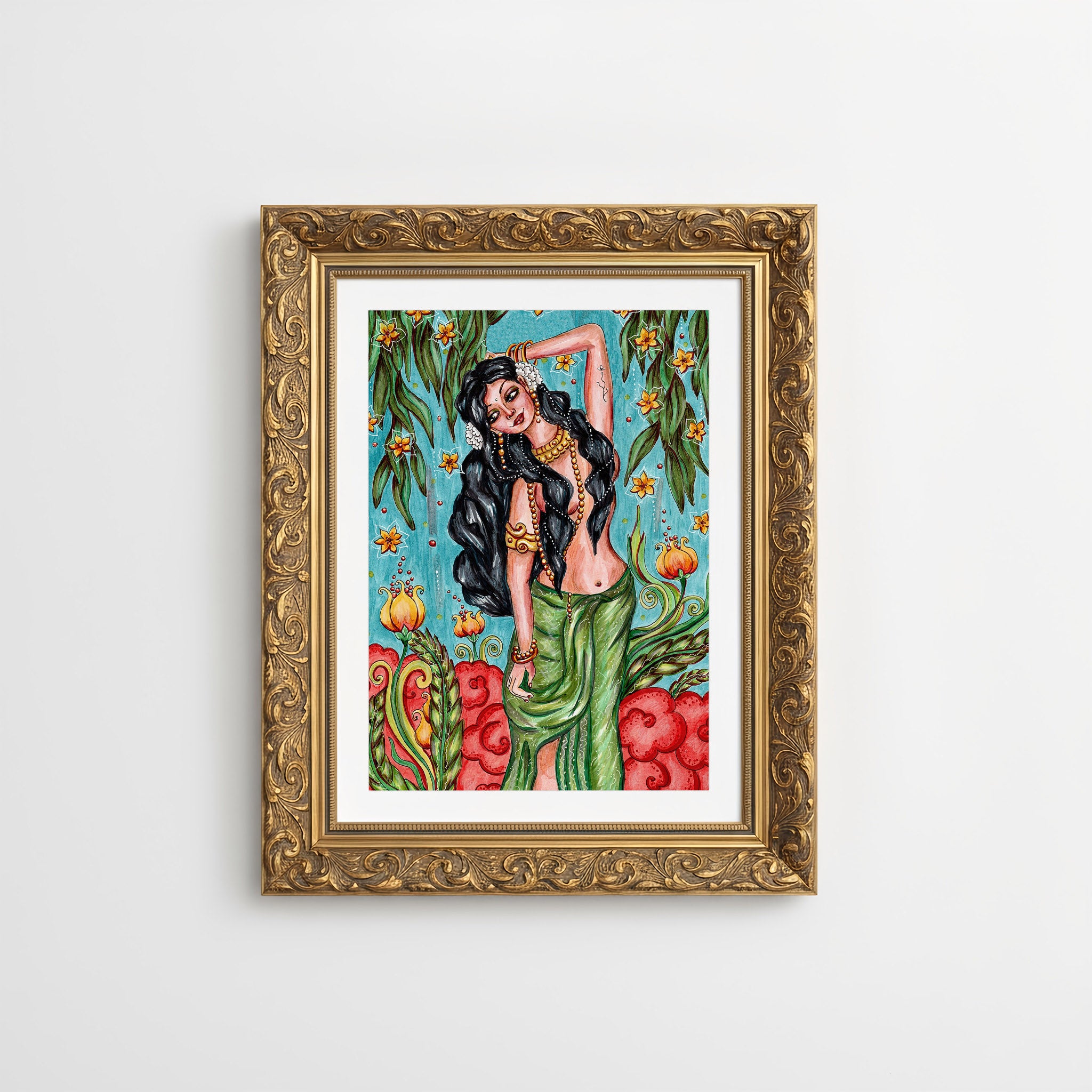 Ornate Frame Photo Mockup