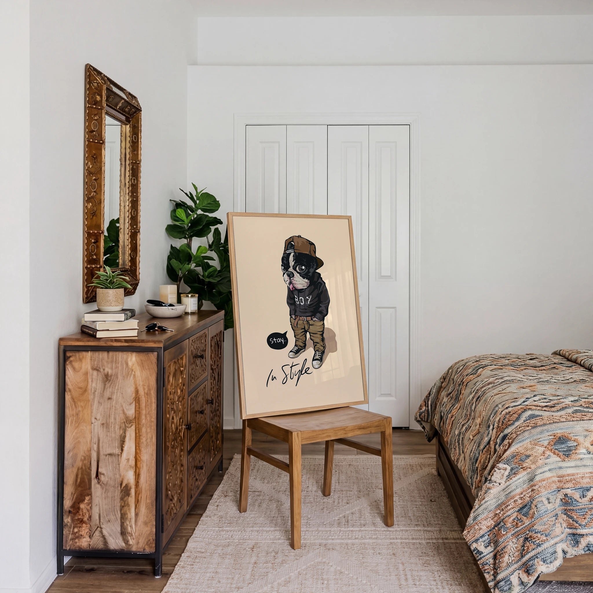 Traditional Bedroom Photo Mockup