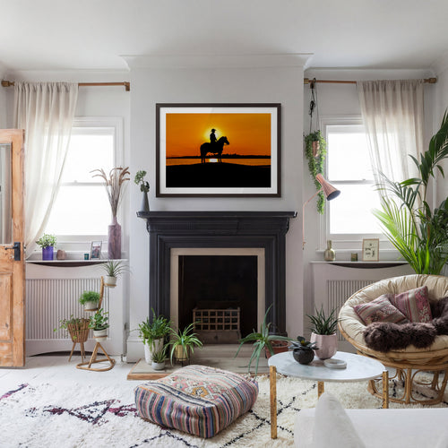 Bohemian Living Room Photo Mockup