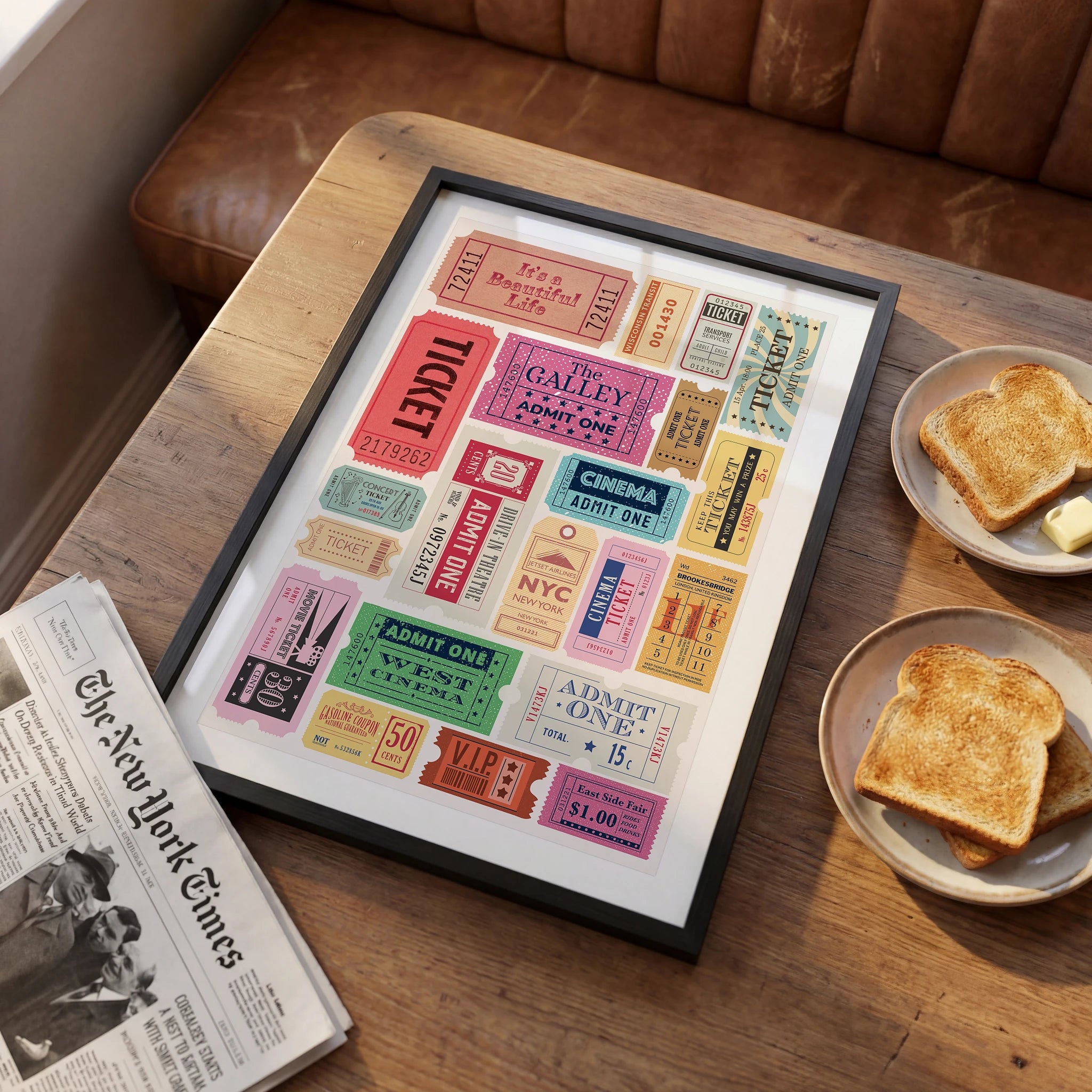 Breakfast Nook Wall Art Mockups