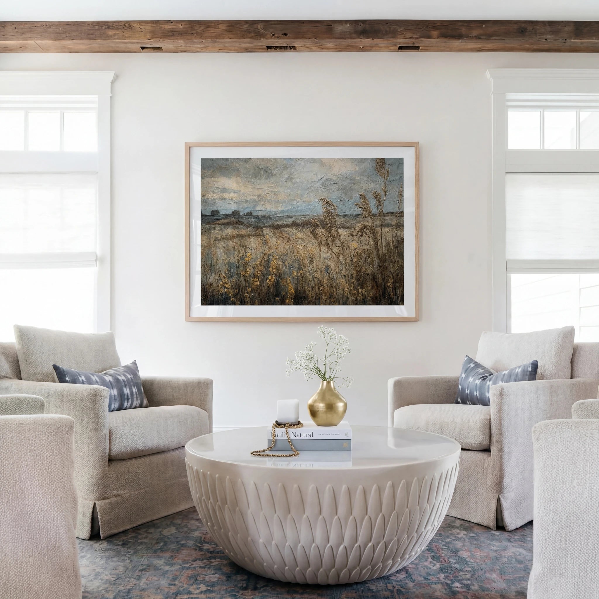 Coastal Living Room Photo Mockup