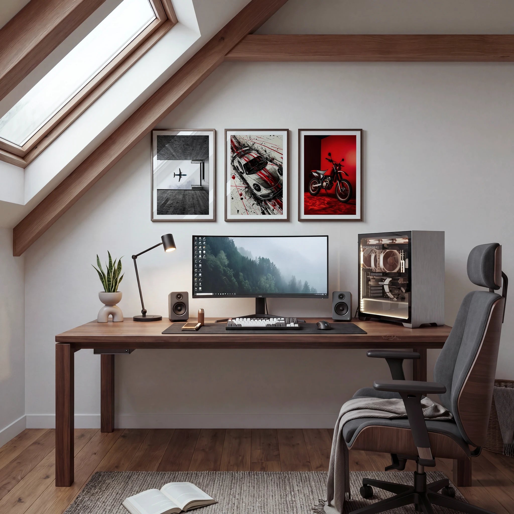 Minimalist Game Room Photo Mockup