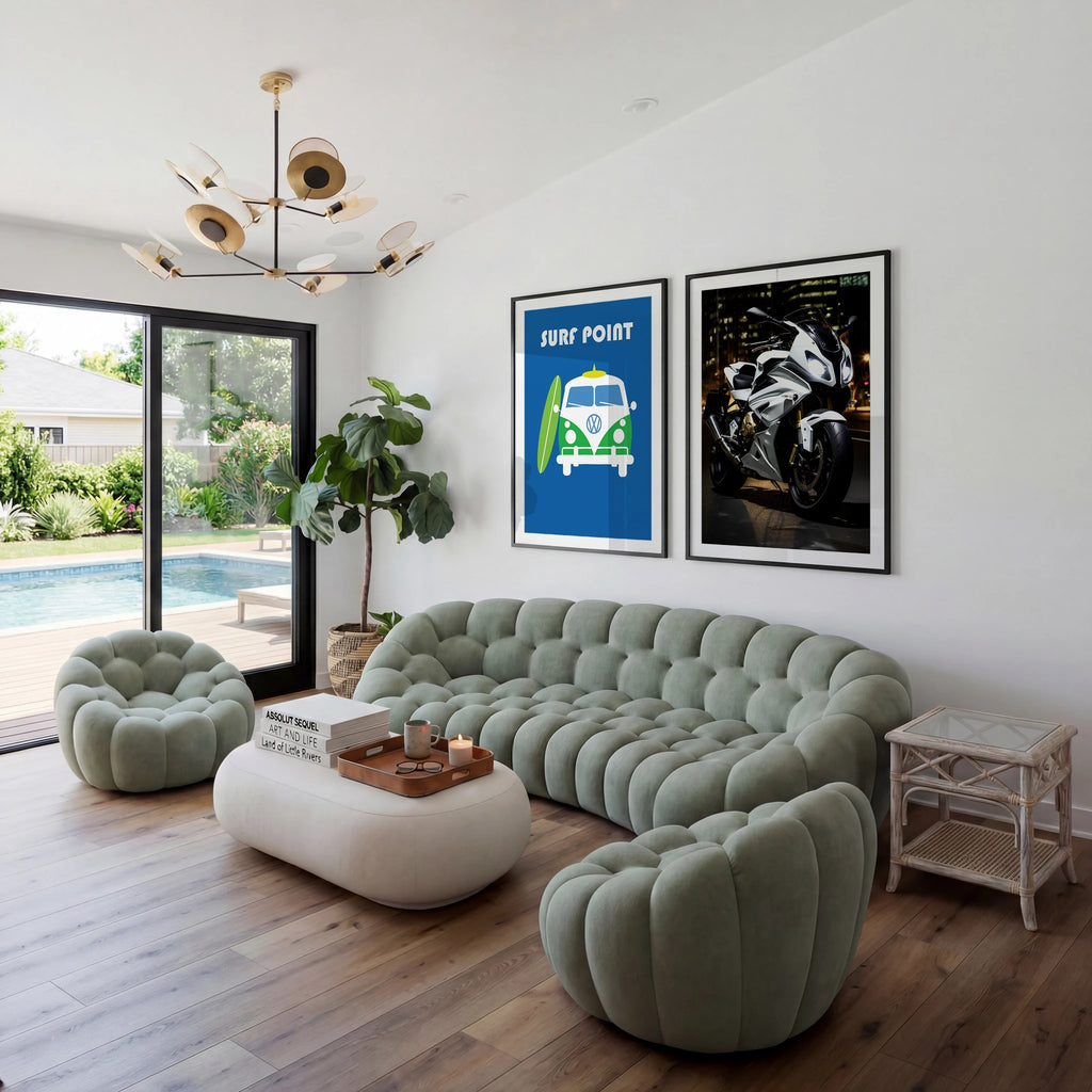 Contemporary Living Room Photo Mockup
