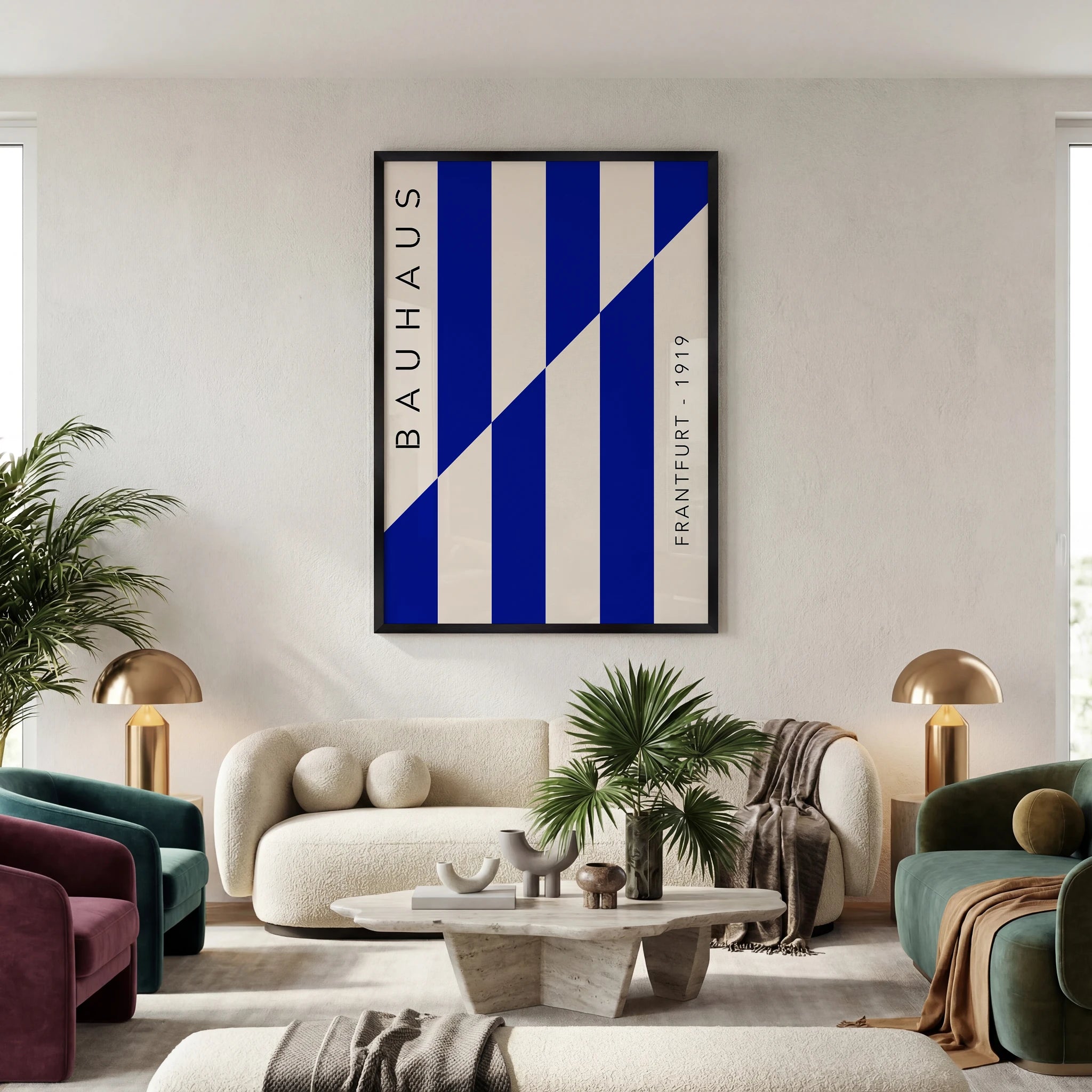 Organic Modern Living Room Photo Mockup