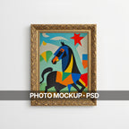 Ornate Frame Photo Mockup