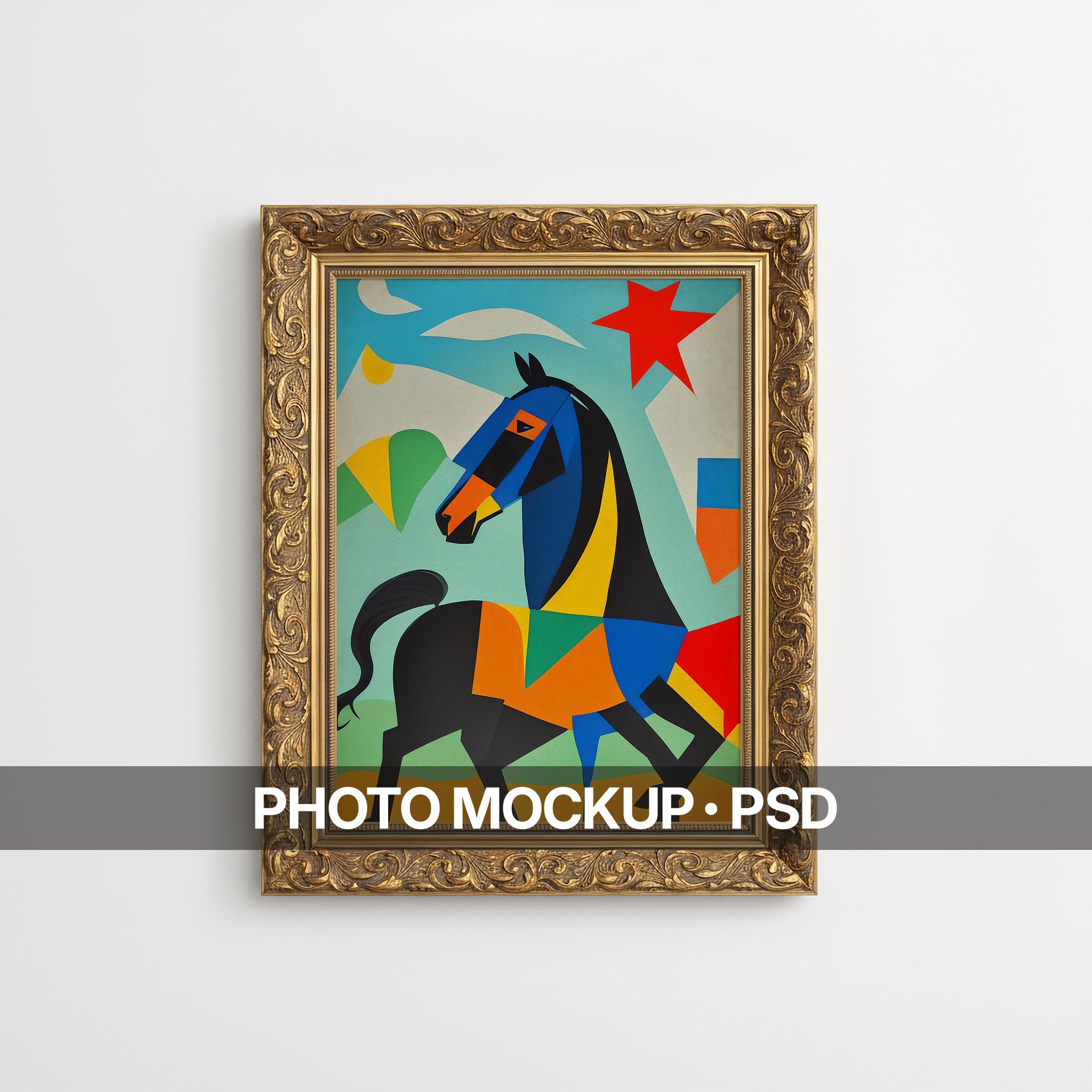 Ornate Frame Photo Mockup