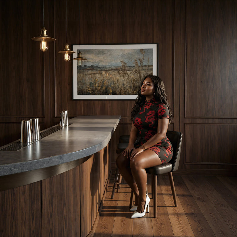 Contemporary Bar Photo Mockup