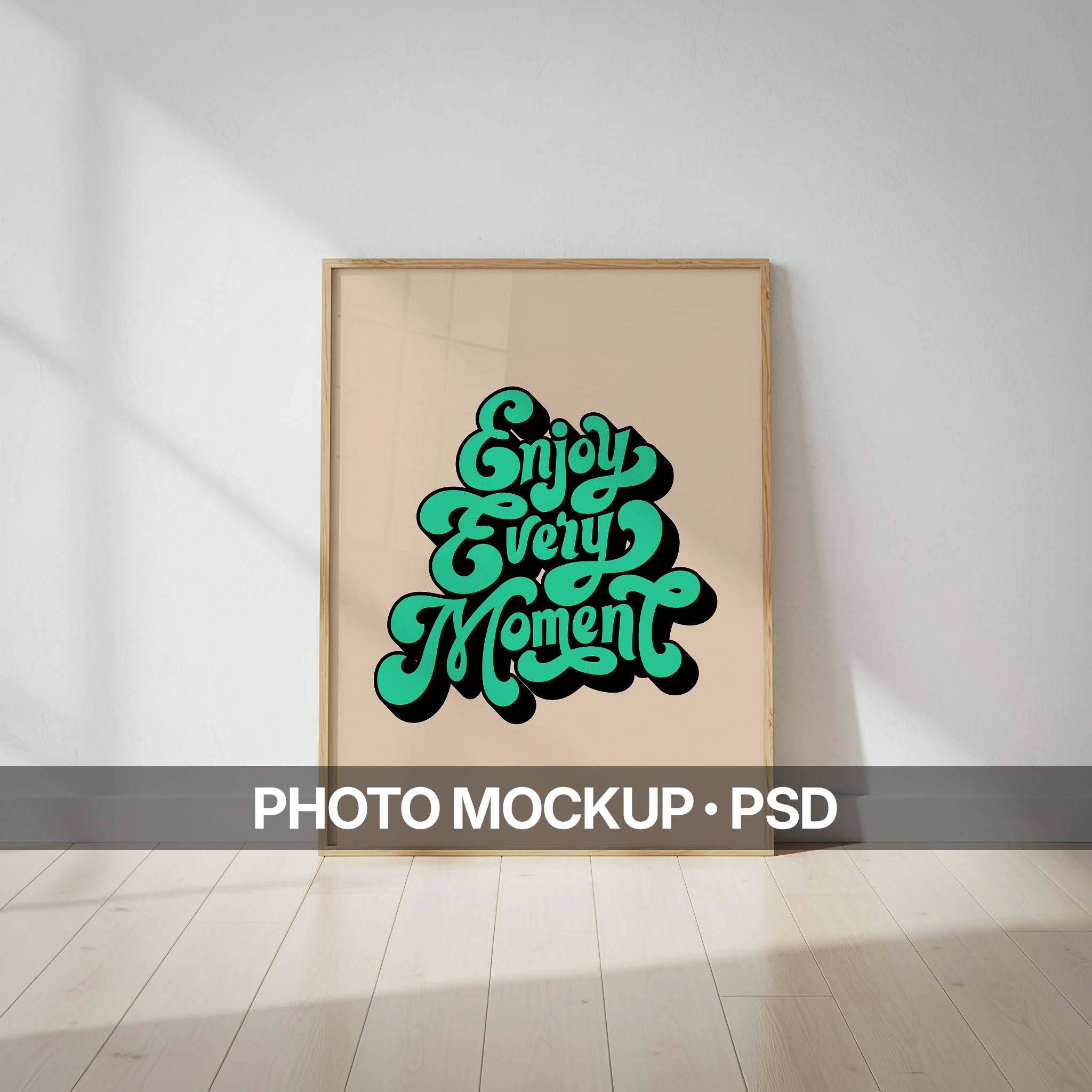 4-in-1 Minimalist Frame Photo Mockup