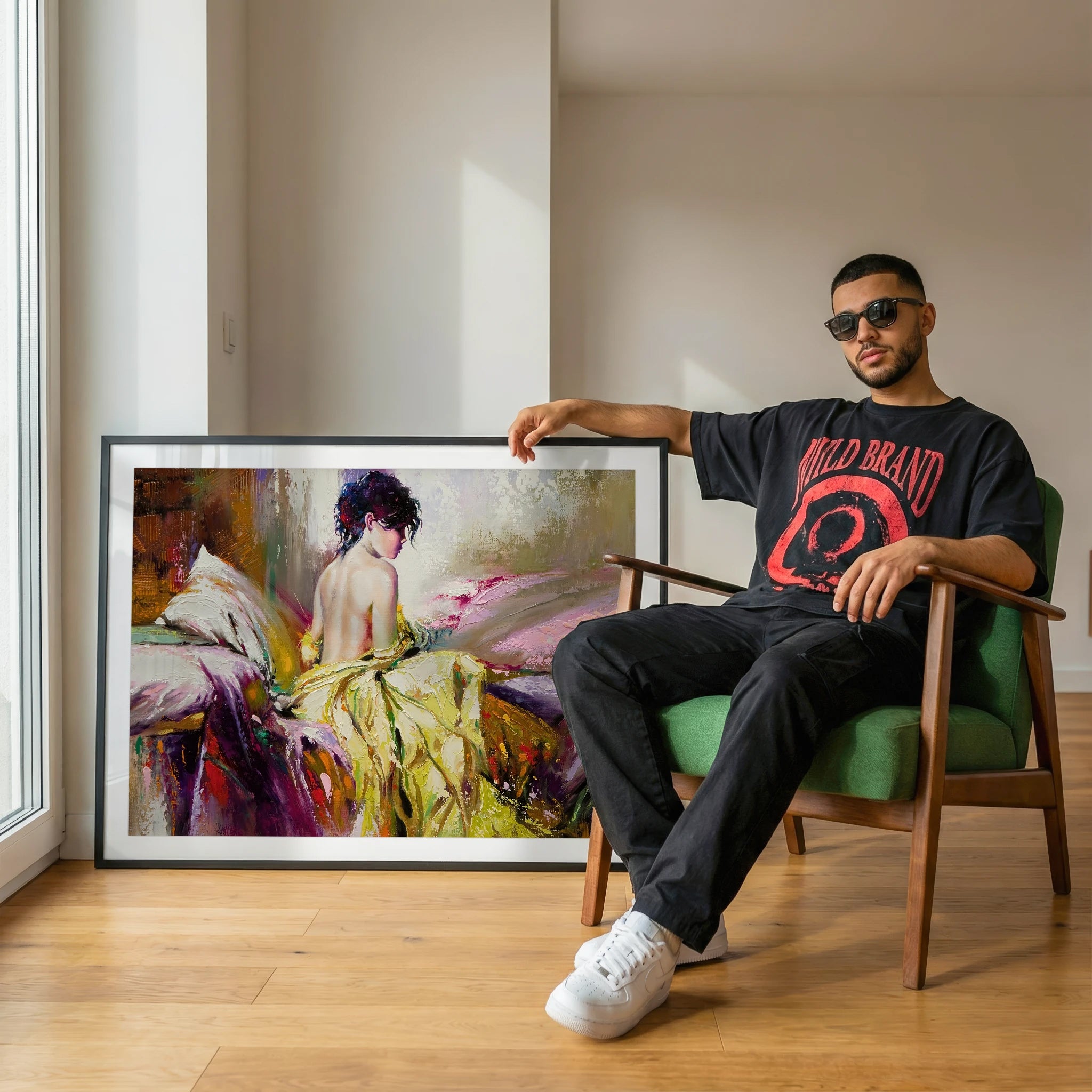 Contemporary Living Room Photo Mockup