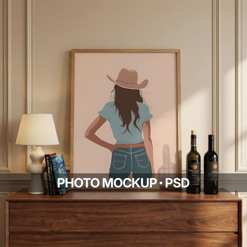 Traditional Dresser Photo Mockup