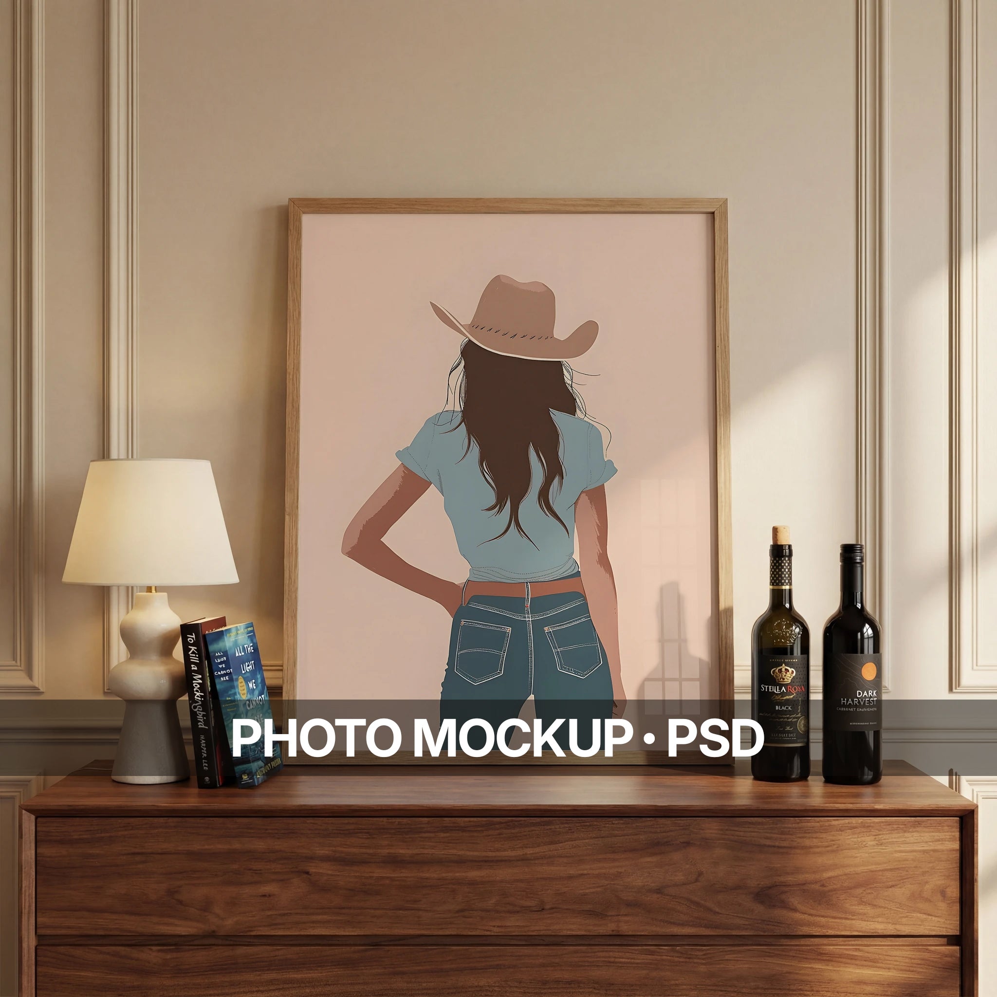 Traditional Dresser Photo Mockup