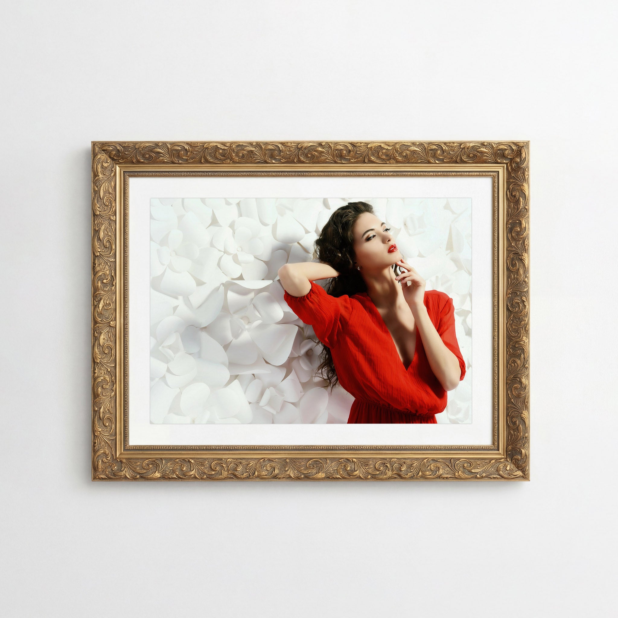Ornate Frame Photo Mockup