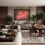 Organic Modern Living Room Photo Mockup