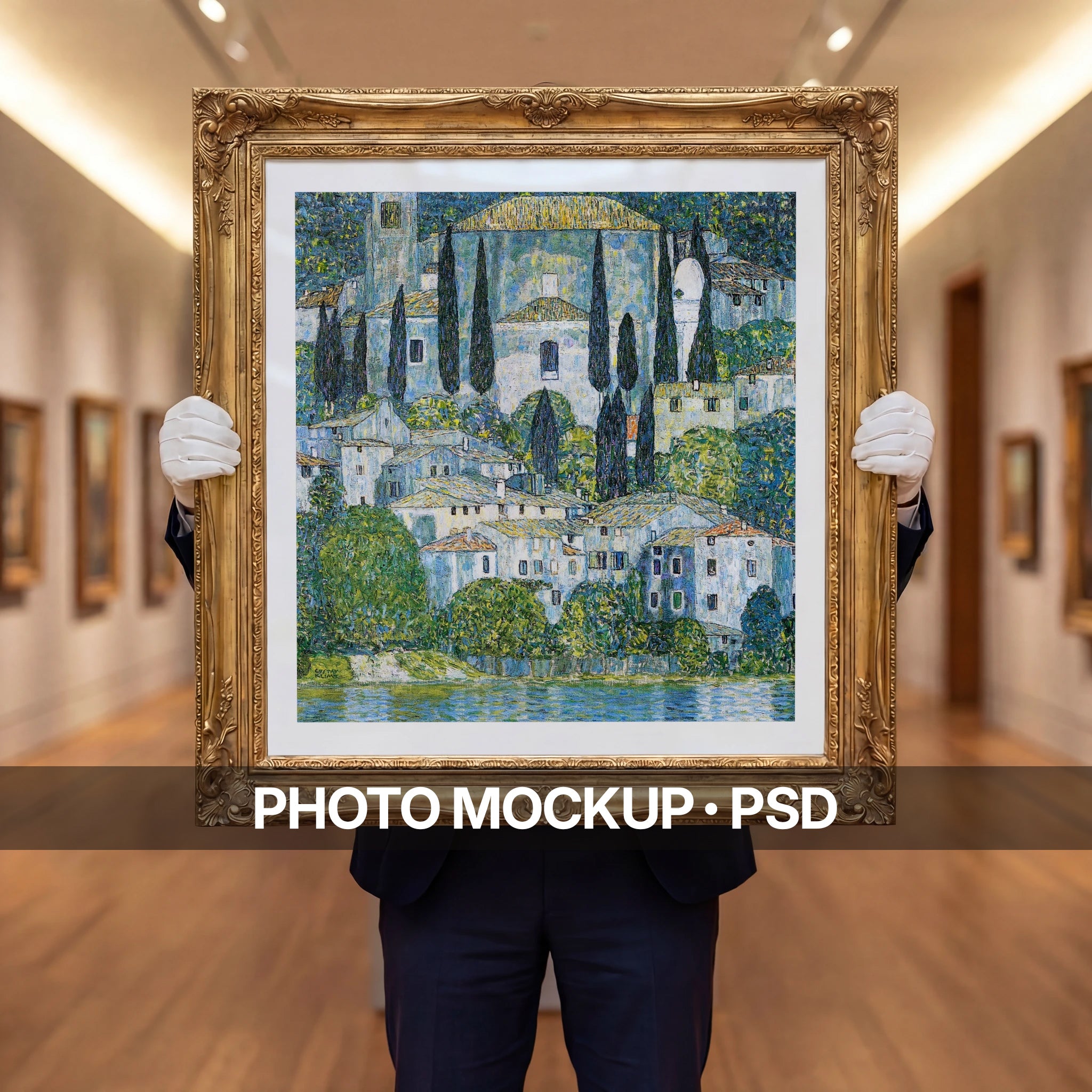 Holding Artwork Mockups