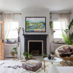 Bohemian Living Room Photo Mockup