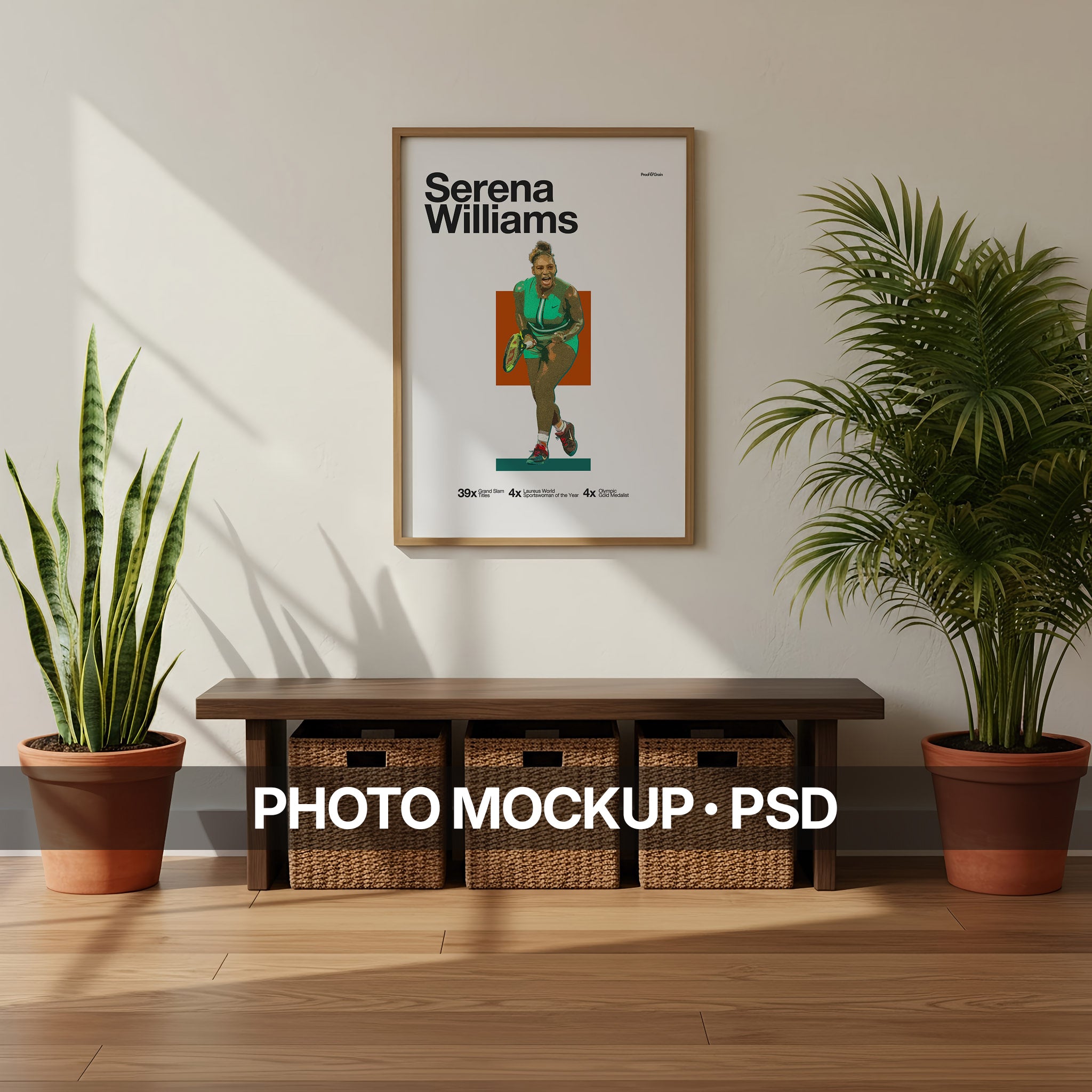 Minimalist Entryway Photo Mockup