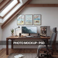 Minimalist Game Room Photo Mockup