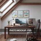 Minimalist Game Room Photo Mockup