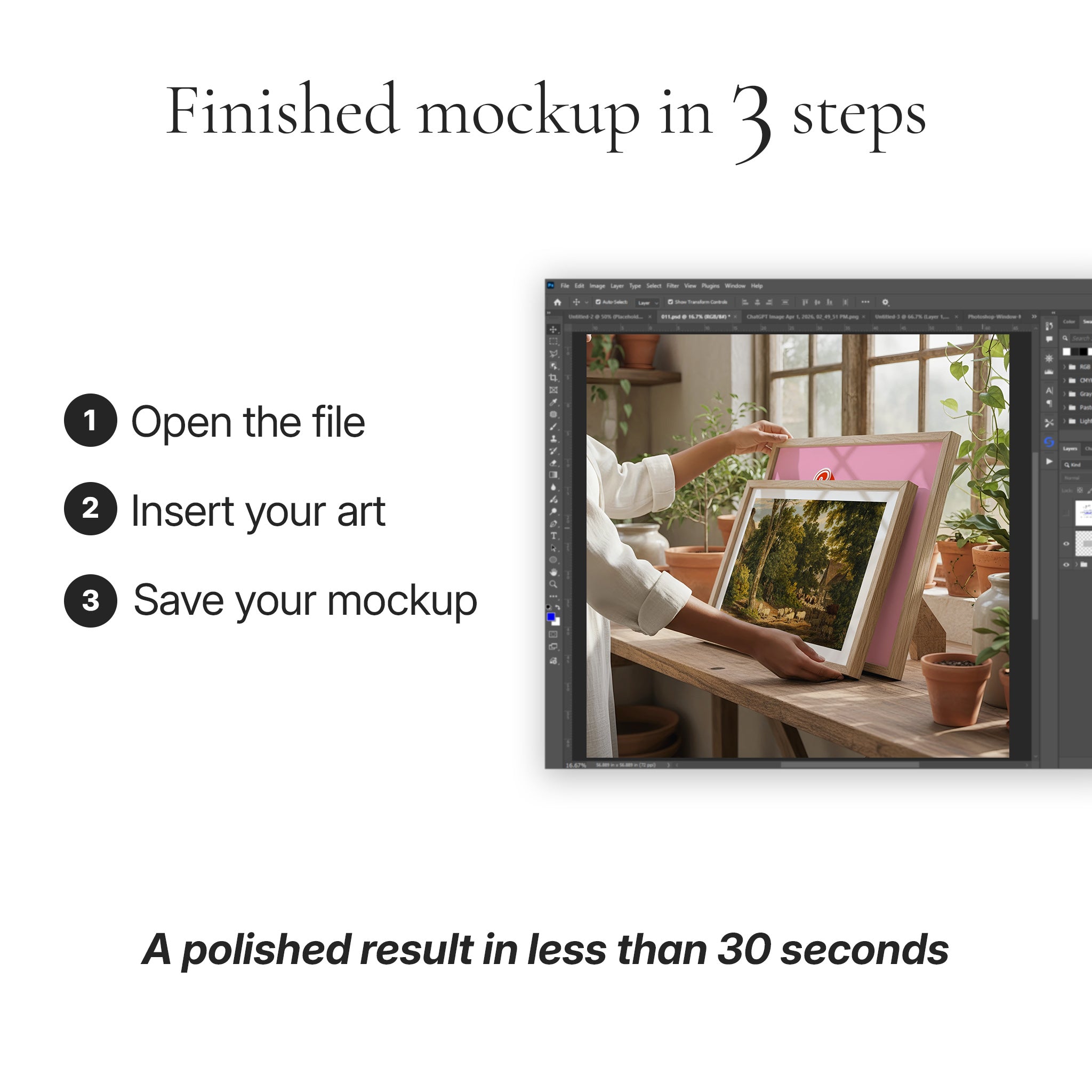 Greenhouse Studio Photo Mockup