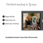 Contemporary Living Room Photo Mockup