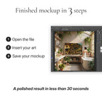 Greenhouse Bathroom Photo Mockup