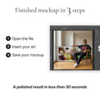 Contemporary Living Room Photo Mockup