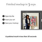 Minimalist Closeup Photo Mockup