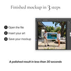 Contemporary Patio Photo Mockup