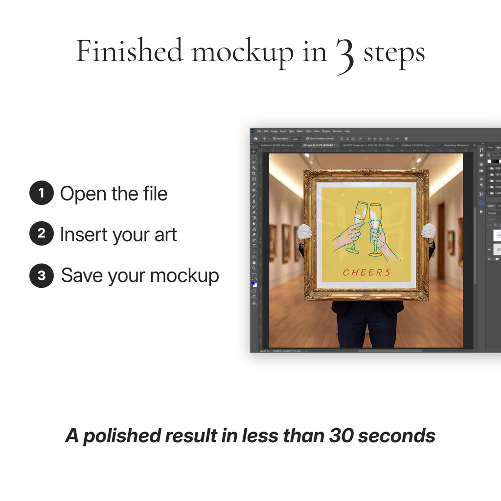 Traditional Gallery Photo Mockup