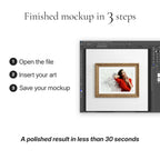 Ornate Frame Photo Mockup