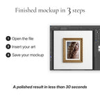 Ornate Frame Photo Mockup