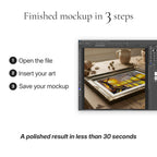 Rustic Studio Frame Photo Mockup