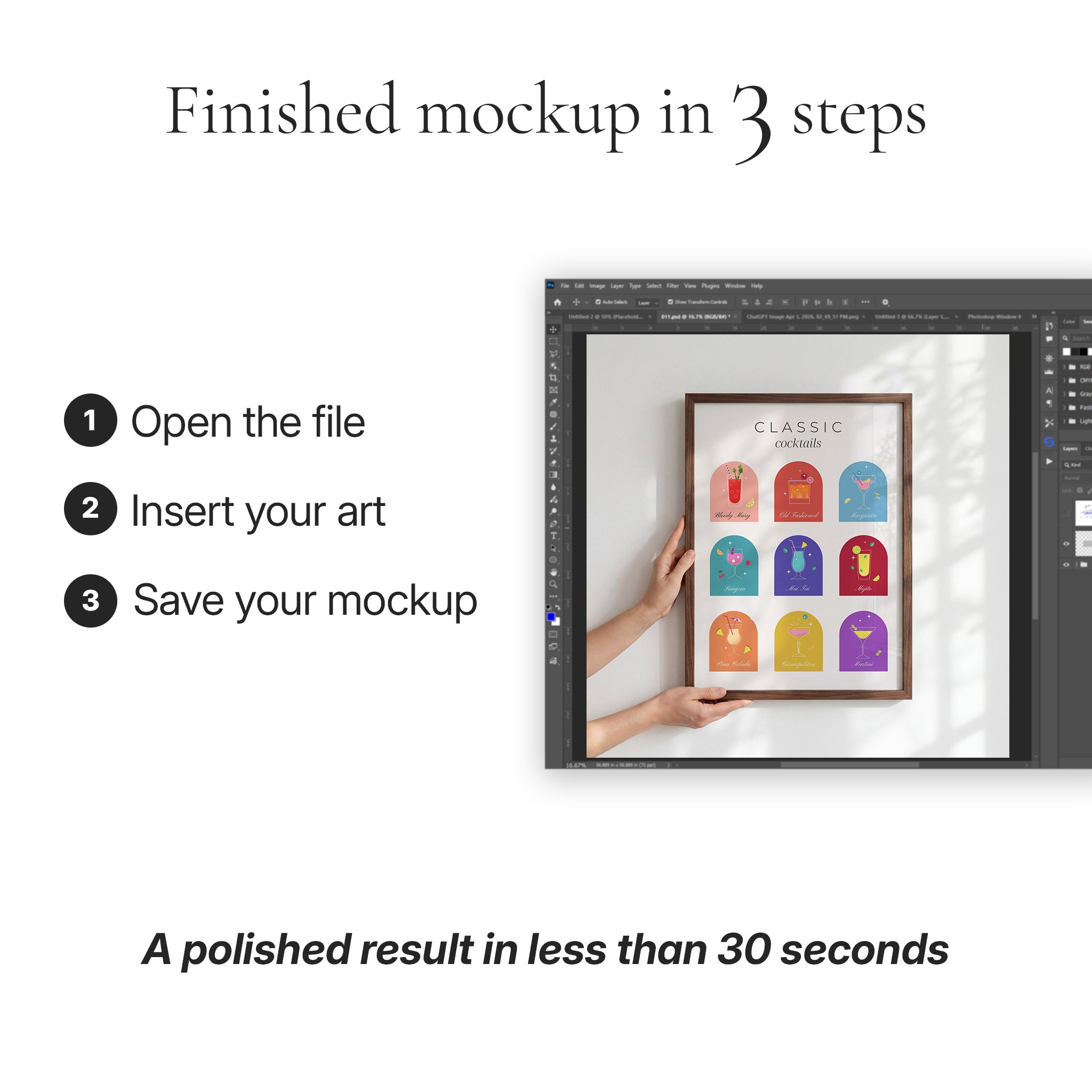 Minimalist Wall Photo Mockup