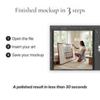 Minimalist Living Room Photo Mockup