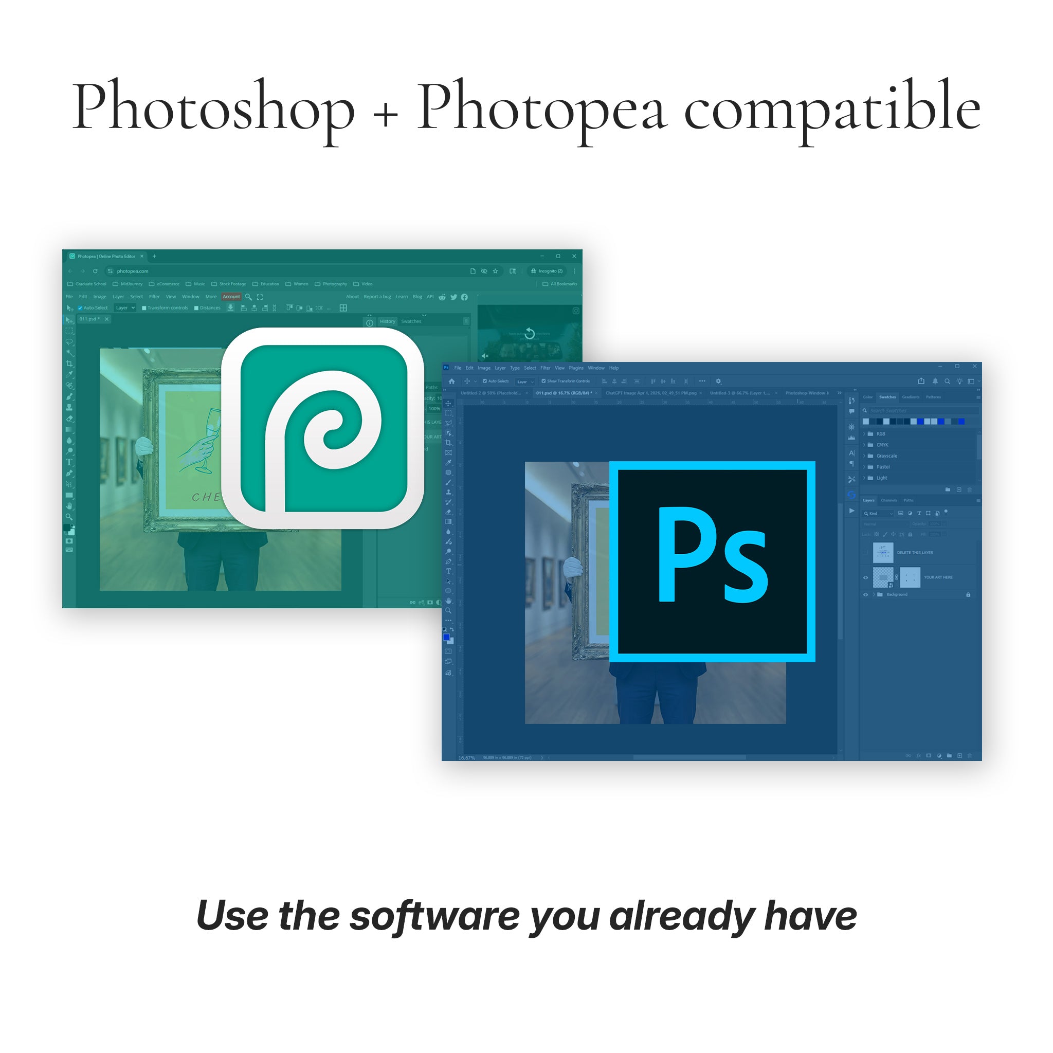 Traditional Gallery Photo Mockup