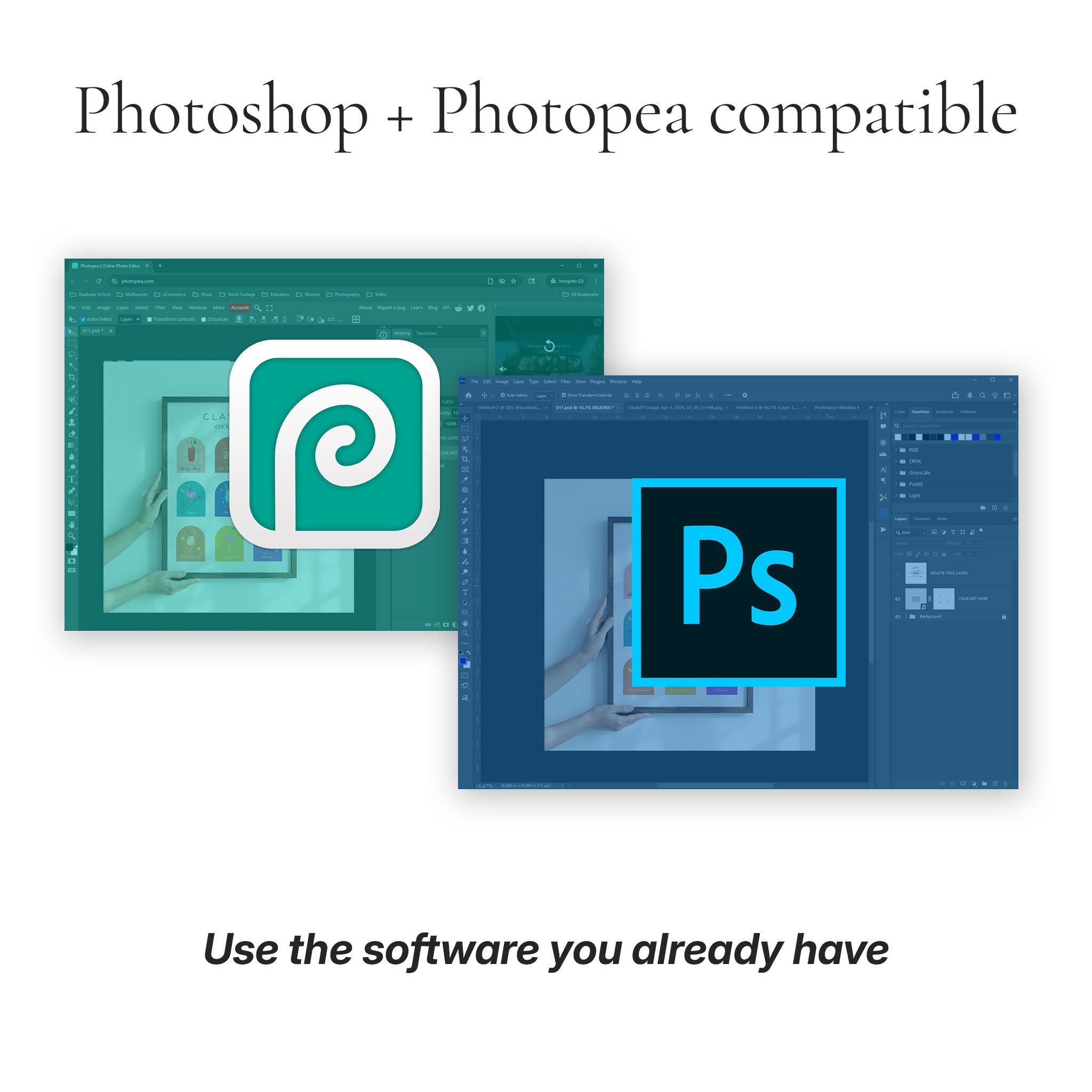 Minimalist Wall Photo Mockup